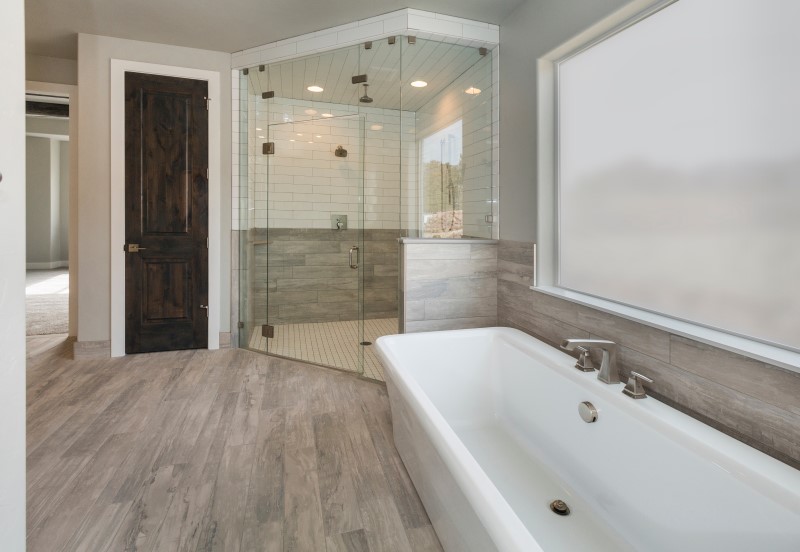 Floor To Ceiling Shower Door in Costa Mesa, CA