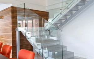 custom glass stair railings orange county