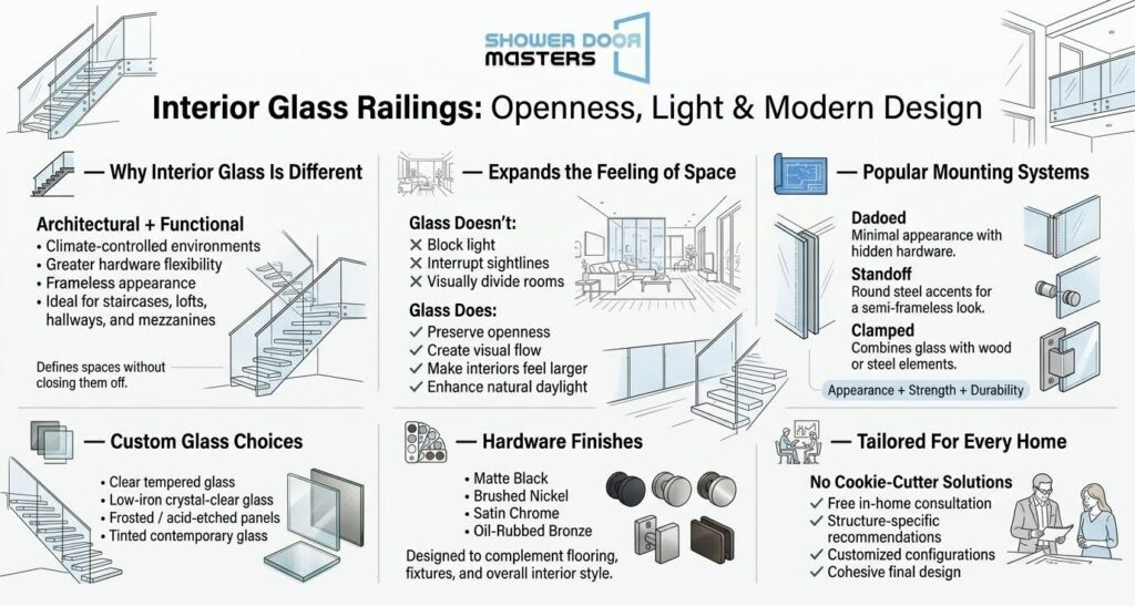 Interior Glass Railing
