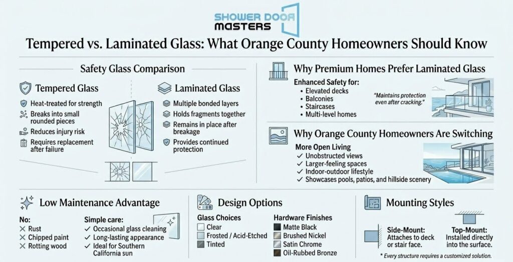 Tempered vs Laminated Glass